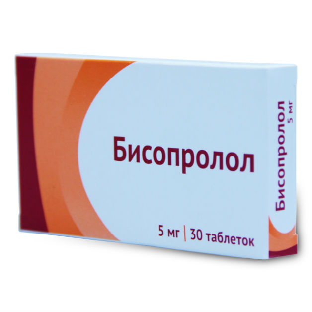 Купить Бисопролол таблетки 5 мг 30 шт., Озон ООО