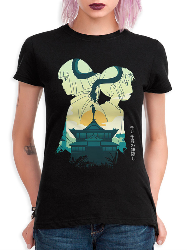 

Футболка женская DreamShirts Studio Аниме Унесенные Призраками MUL-960695-1 черная M, Черный, Аниме Унесенные Призраками MUL-960695-1