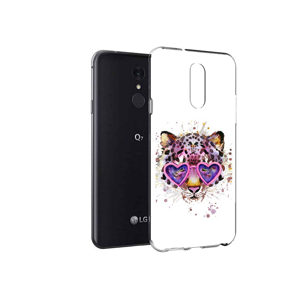 

Чехол MyPads Tocco для LG Q7 модный леопард (PT113427.75.480), Tocco