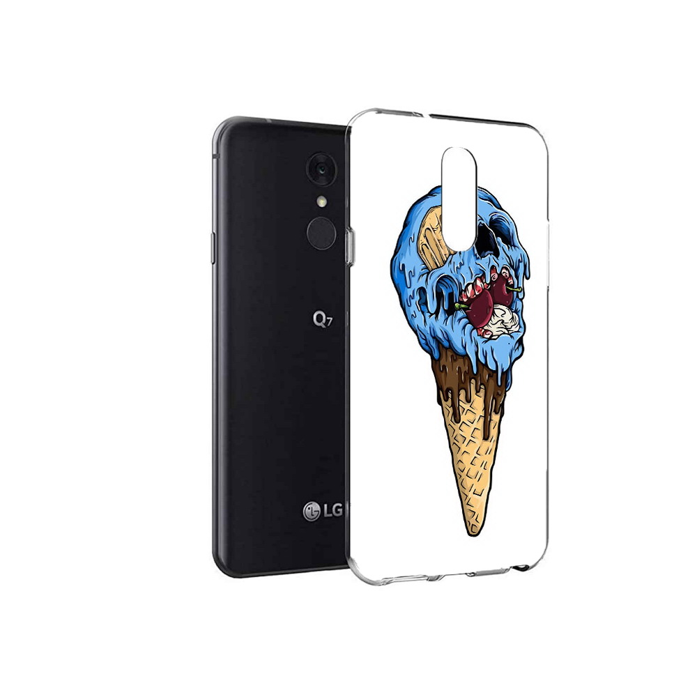 

Чехол MyPads Tocco для LG Q7 мороженное череп (PT113427.75.484), Tocco