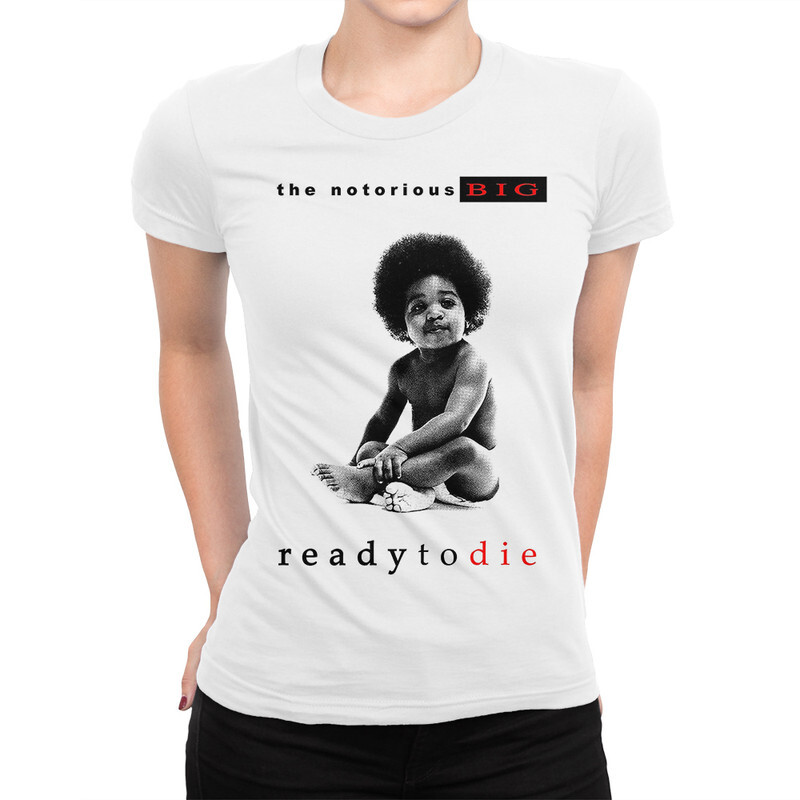 фото Футболка женская dream shirts the notorious b.i.g. - ready to die 445815111 белая 2xl