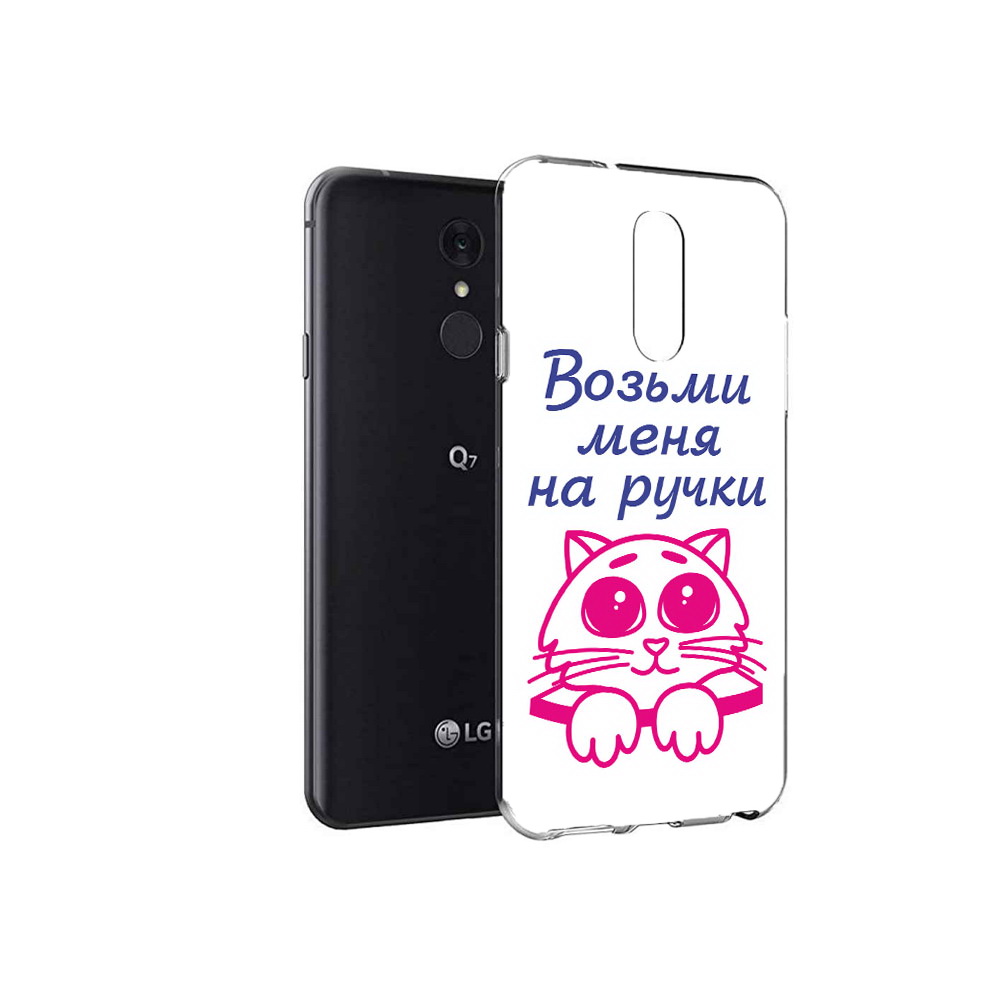 

Чехол MyPads Tocco для LG Q7 мяу (PT113427.75.491), Tocco