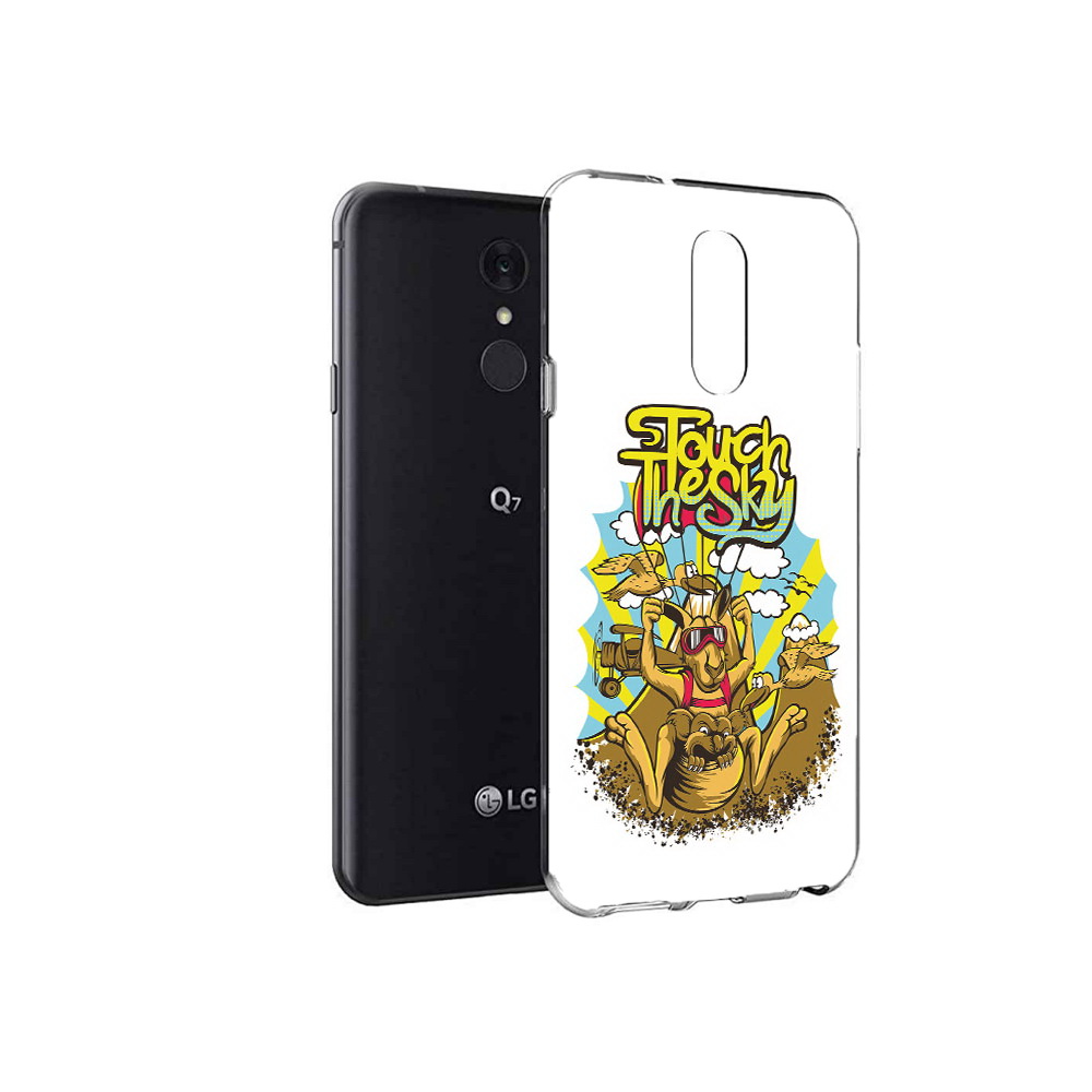 

Чехол MyPads Tocco для LG Q7 нарисованное кенгуру комикс (PT113427.75.505), Tocco