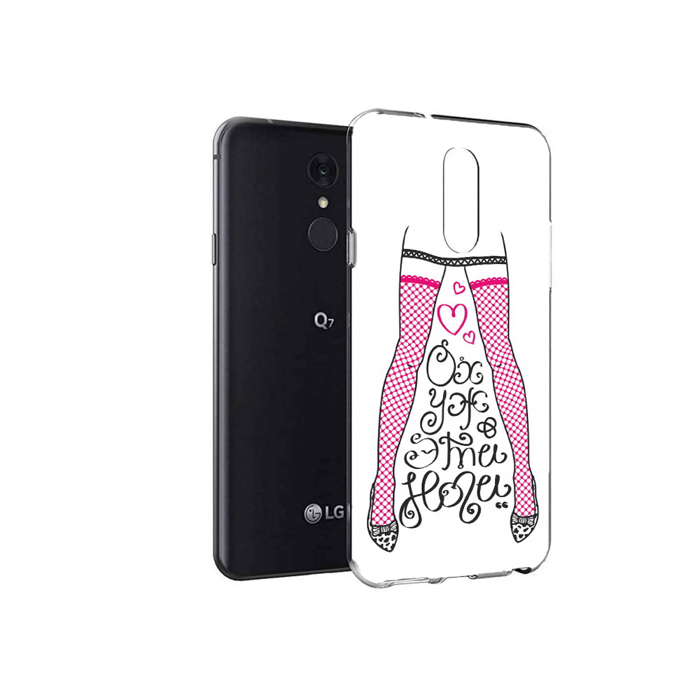 

Чехол MyPads Tocco для LG Q7 нарисованные ноги в чулках (PT113427.75.507), Tocco