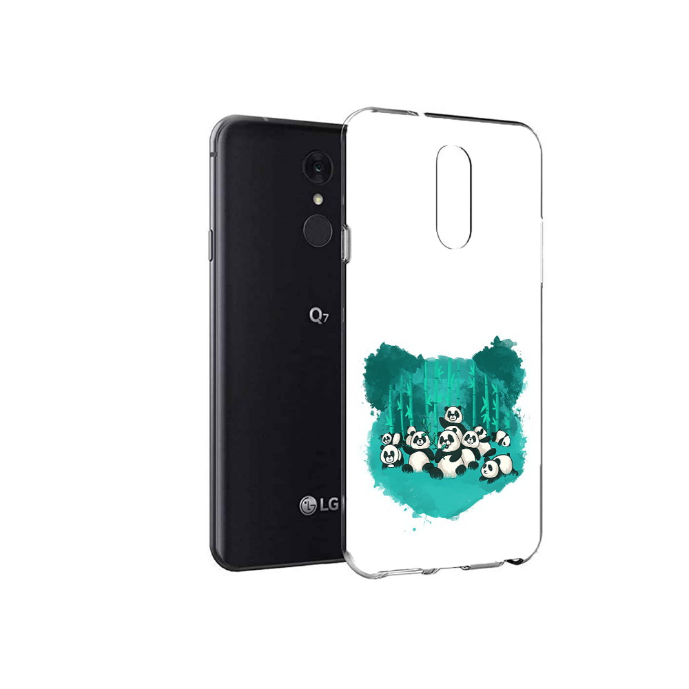

Чехол MyPads Tocco для LG Q7 нарисованные панды (PT113427.75.508), Tocco