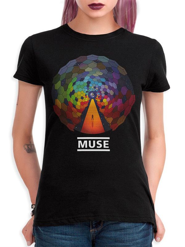 

Футболка женская DreamShirts Studio Группа Muse MUS-50011-1 черная S, Черный, Группа Muse MUS-50011-1