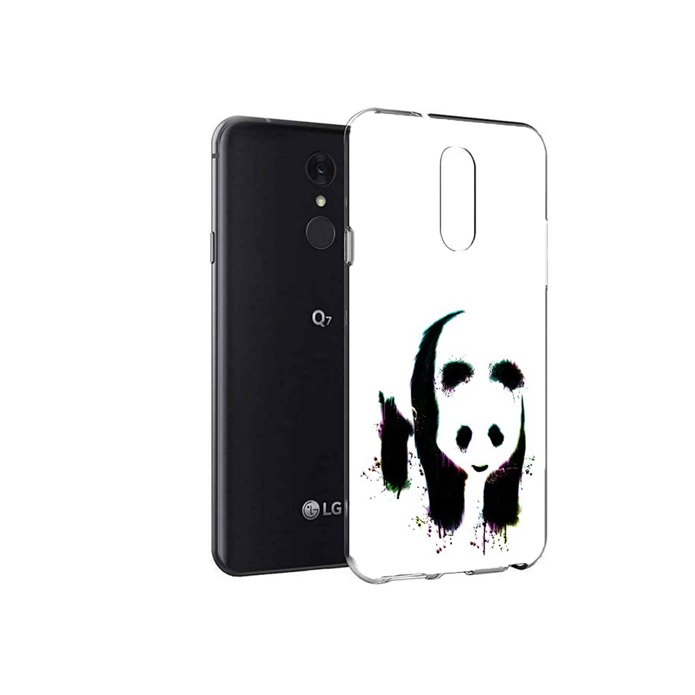 

Чехол MyPads Tocco для LG Q7 панда в акварели (PT113427.75.532), Tocco