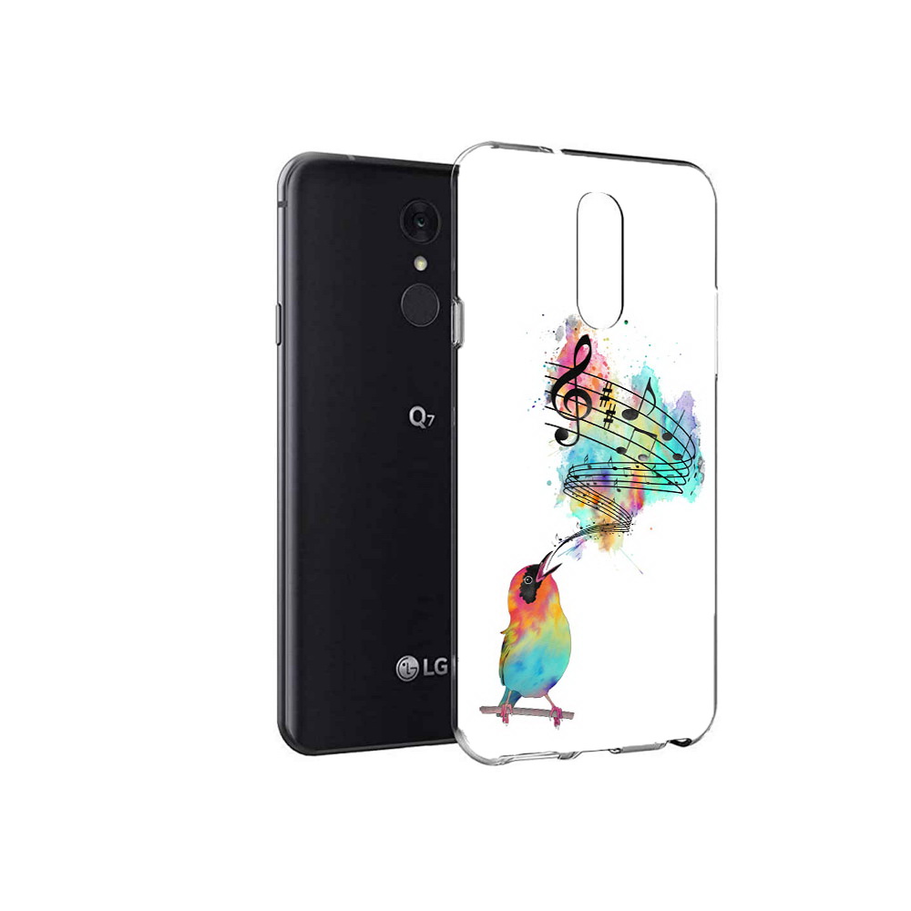 

Чехол MyPads Tocco для LG Q7 певчая птичка (PT113427.75.536), Tocco