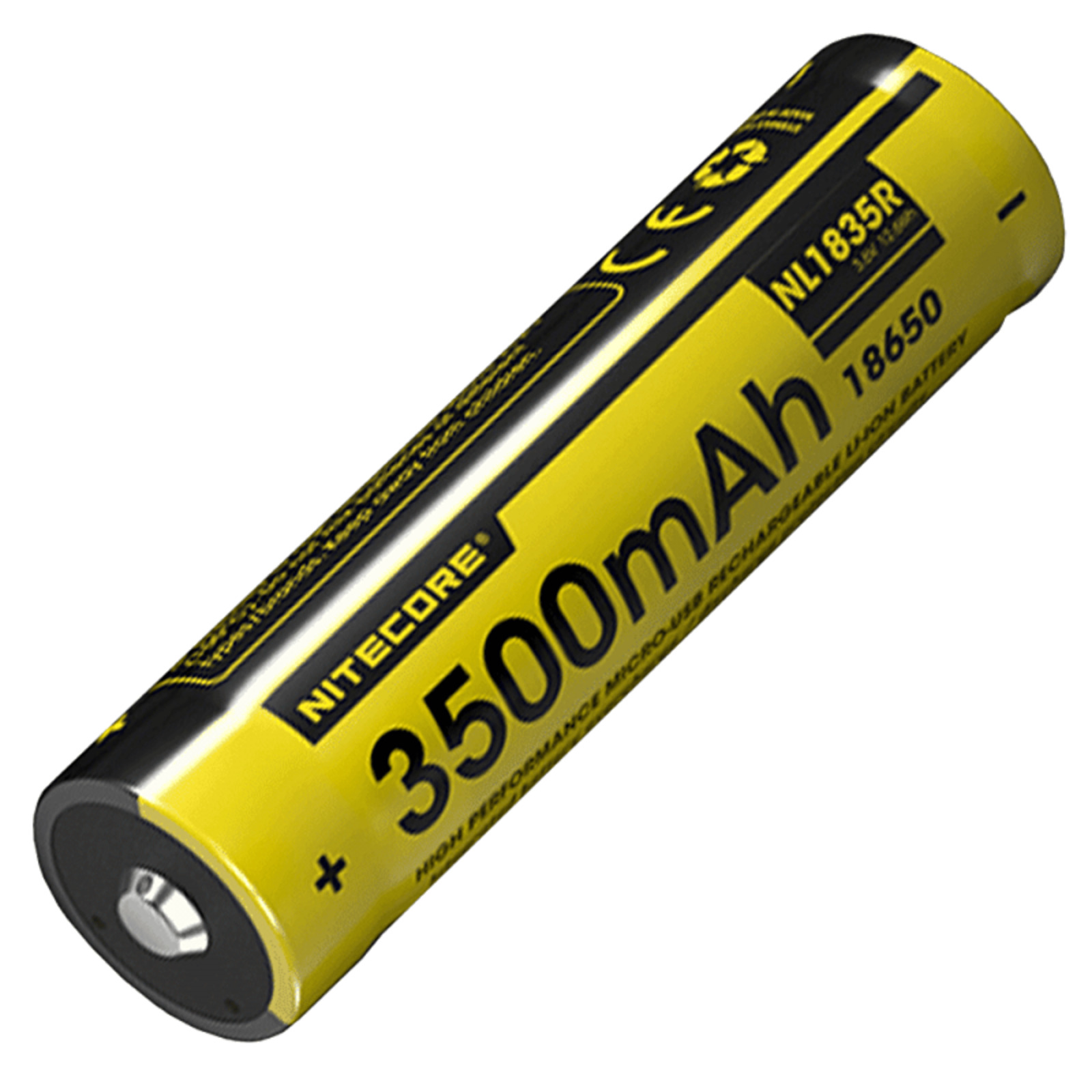 фото Аккумуляторная батарея nitecore nl1835r 3500 mah 18650 usb