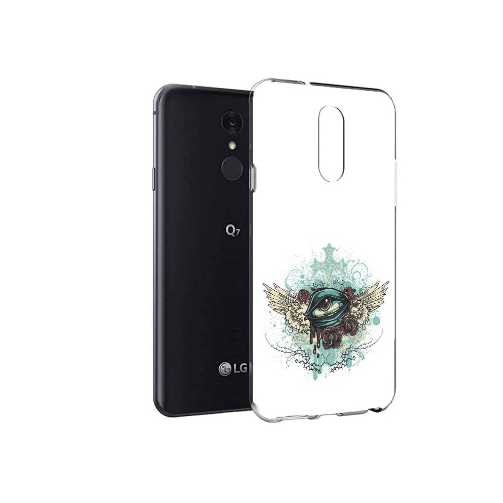 

Чехол MyPads Tocco для LG Q7 плачущий глаз с крыльями (PT113427.75.544), Tocco