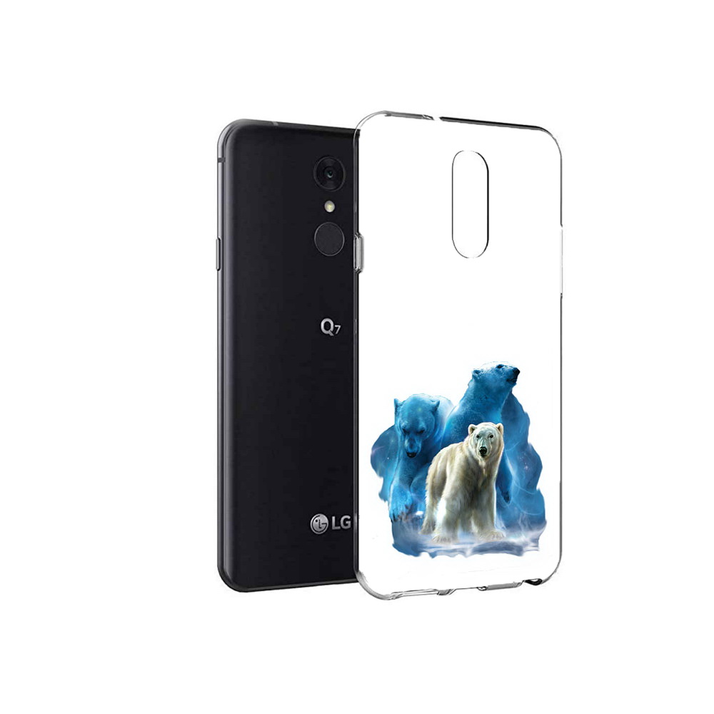 

Чехол MyPads Tocco для LG Q7 полярный медведь (PT113427.75.549), Tocco