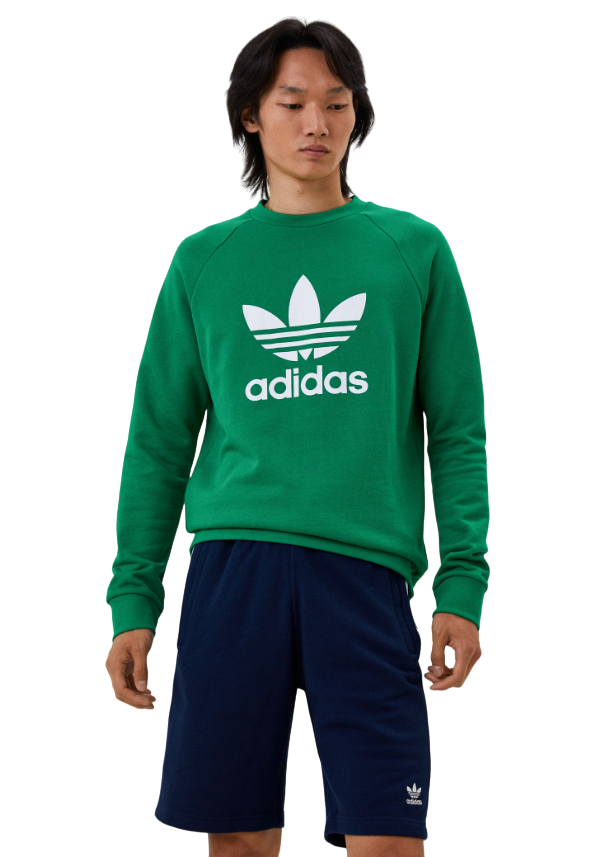 Толстовка мужская Adidas HF6378 зеленая 46