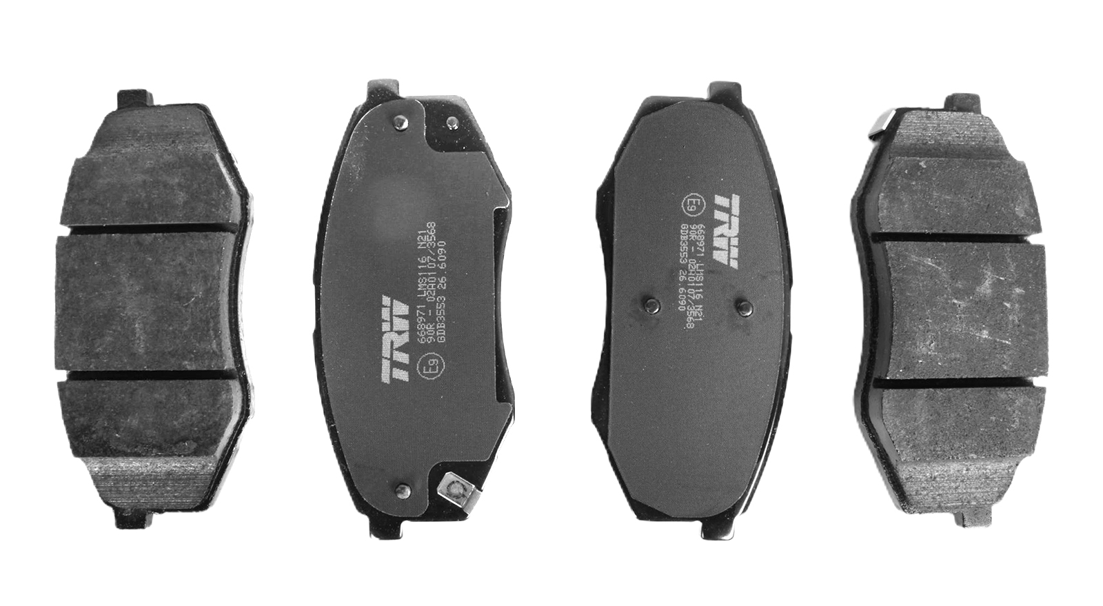 Тормозные колодки TRW/Lucas передние для Kia i45, ix20, ix35/Kia Soul 2, Sportage GDB3553