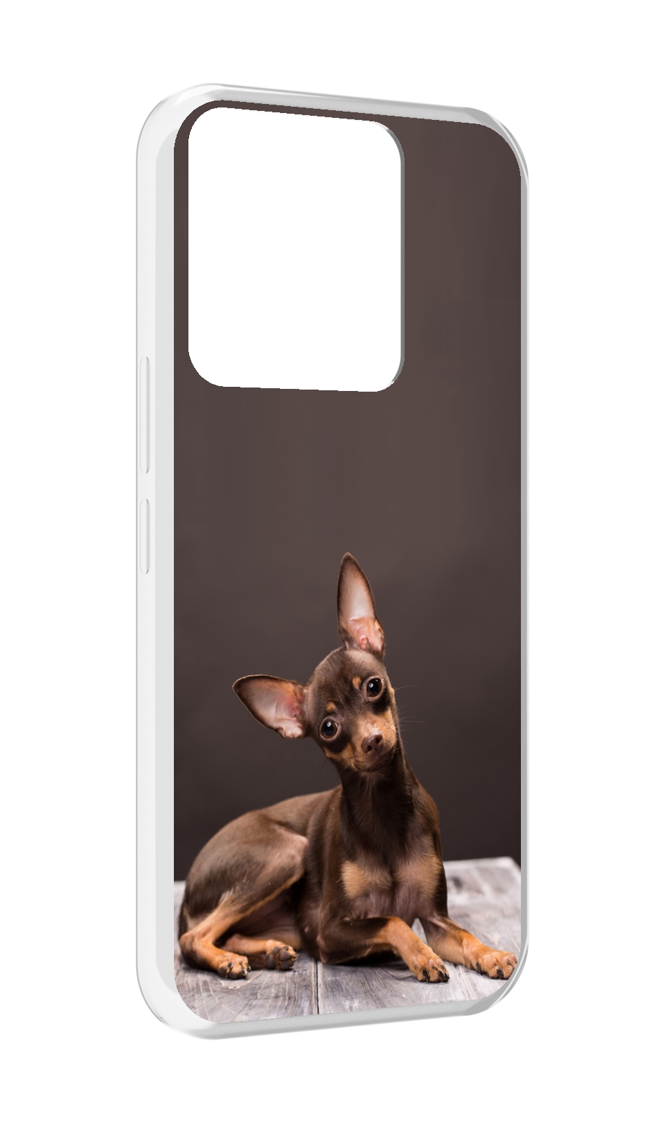 

Чехол MyPads тои терьер для Tecno Spark Go 2022 / Tecno Spark 8C, Прозрачный, Tocco