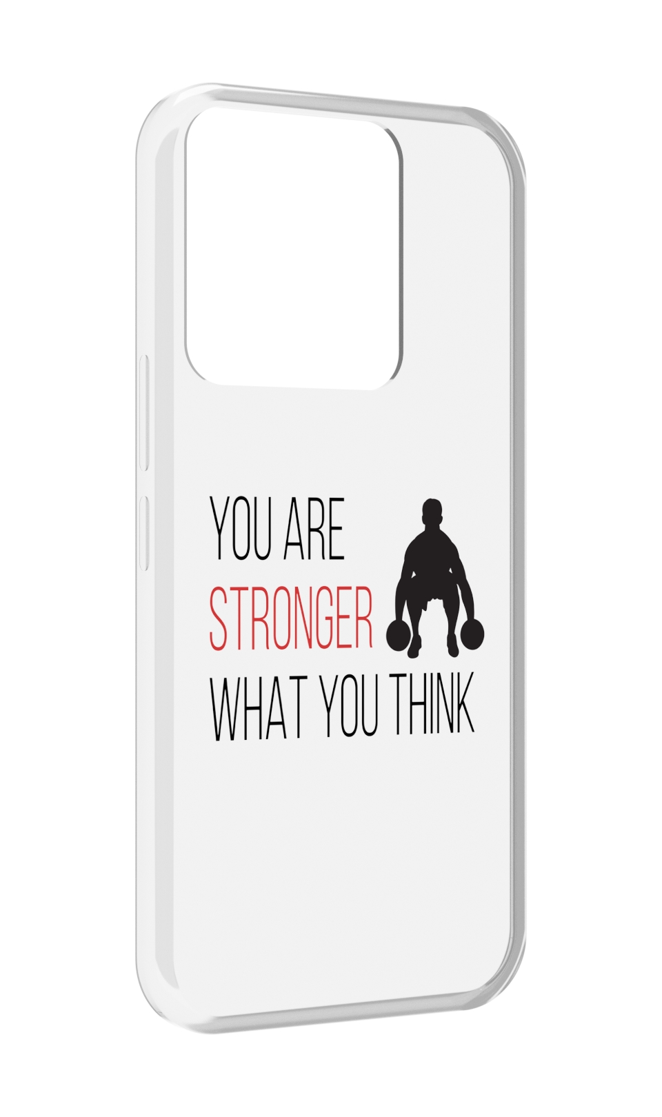 

Чехол MyPads ты-сильнее-чем-думаешь для Tecno Spark Go 2022 / Tecno Spark 8C, Прозрачный, Tocco