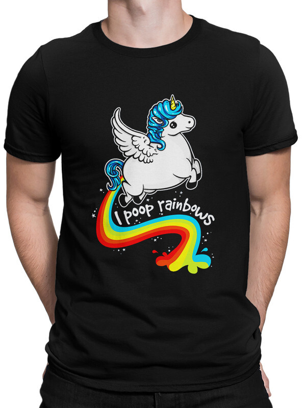 

Футболка мужская Dream Shirts Пердящий Единорог черная S, Пердящий Единорог