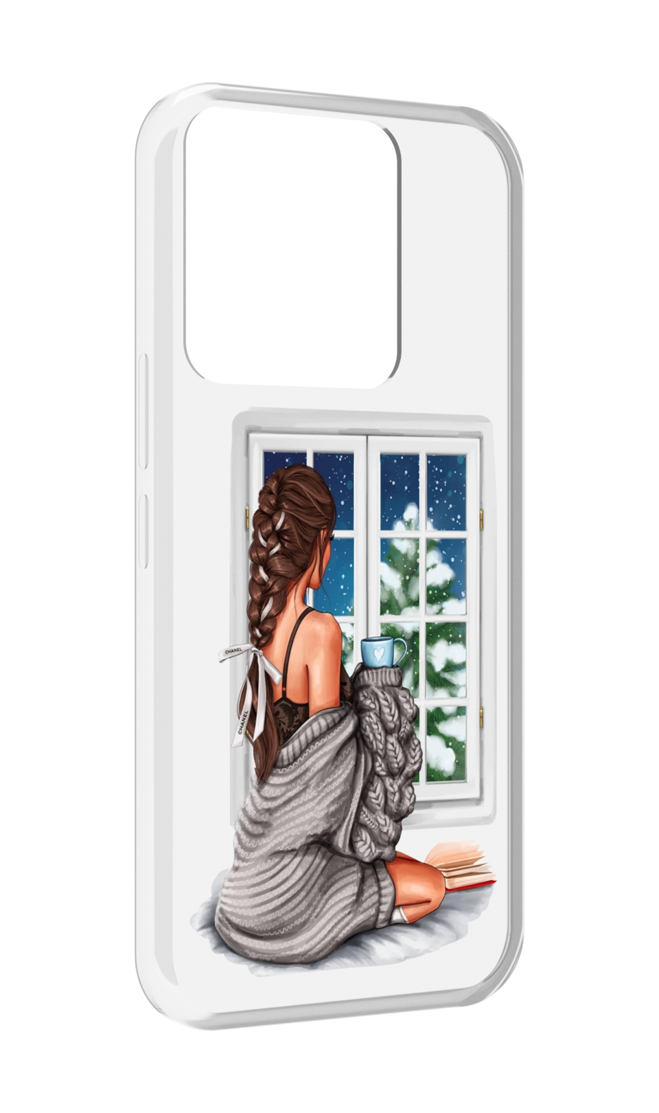 

Чехол MyPads уютное-зимнее-окно женский для Tecno Spark Go 2022 / Tecno Spark 8C, Прозрачный, Tocco