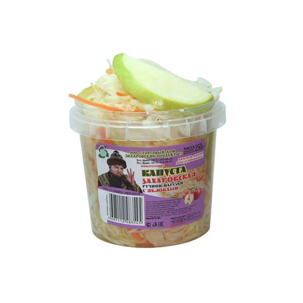 

Капуста Захаровские Продукты квашенная с яблоками 250 г
