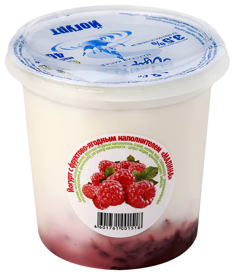 

Йогурт Царка с малиной 3,5%, 400 г БЗМЖ