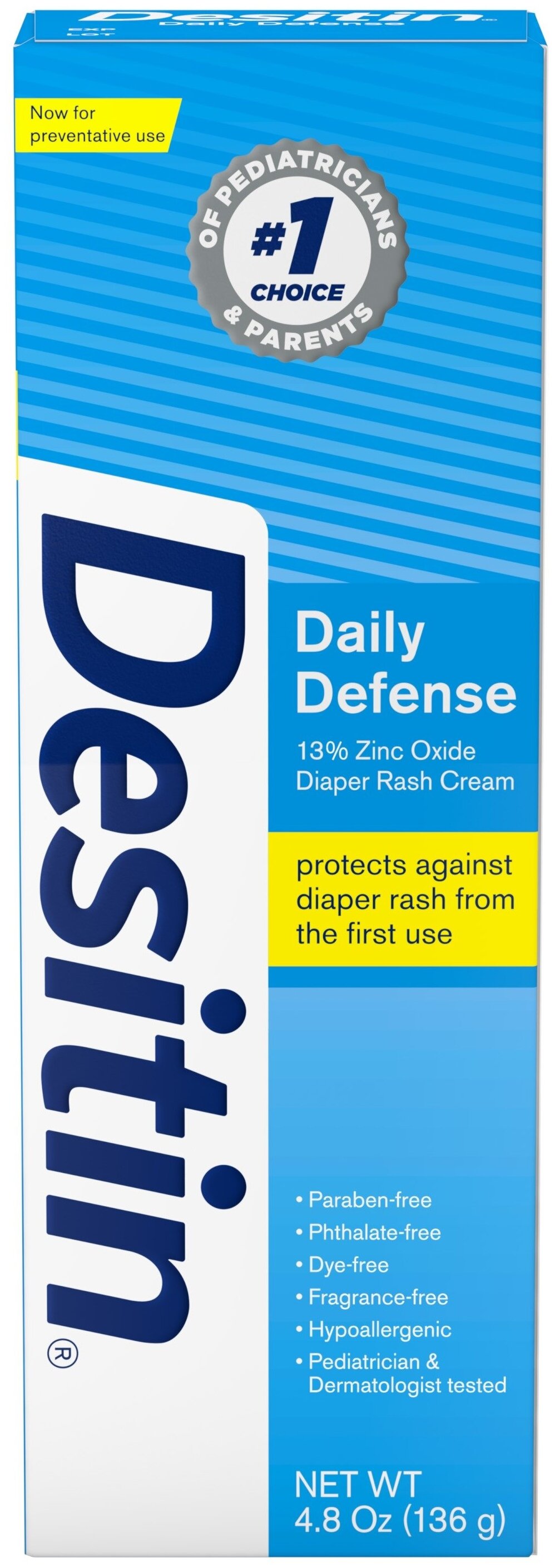 

Крем от опрелостей Desitin Daily Defence синий 113г