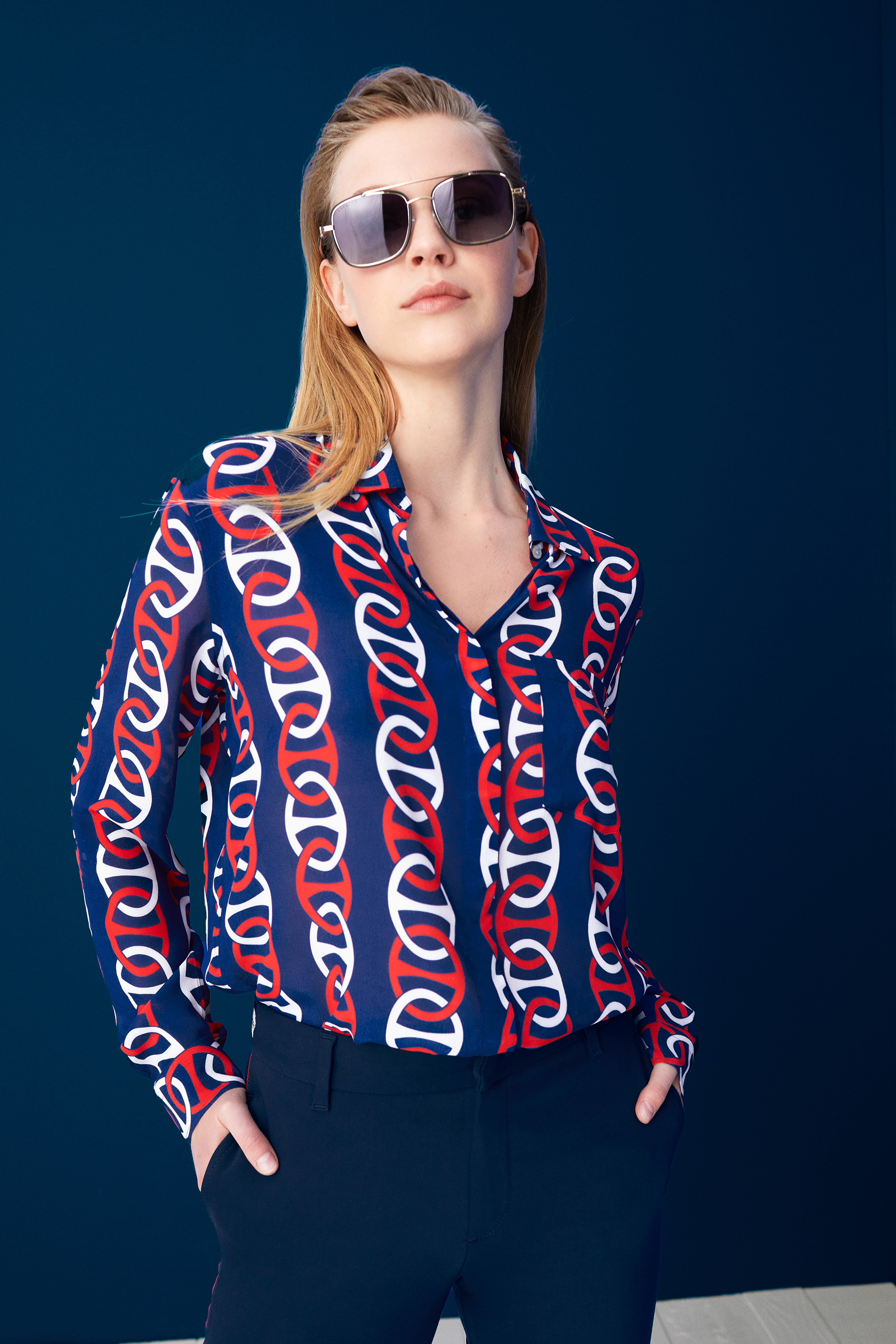 

Блуза женская U.S. POLO Assn. G082SZ0040EX-RUDOSHIRT синяя 36, G082SZ0040EX-RUDOSHIRT