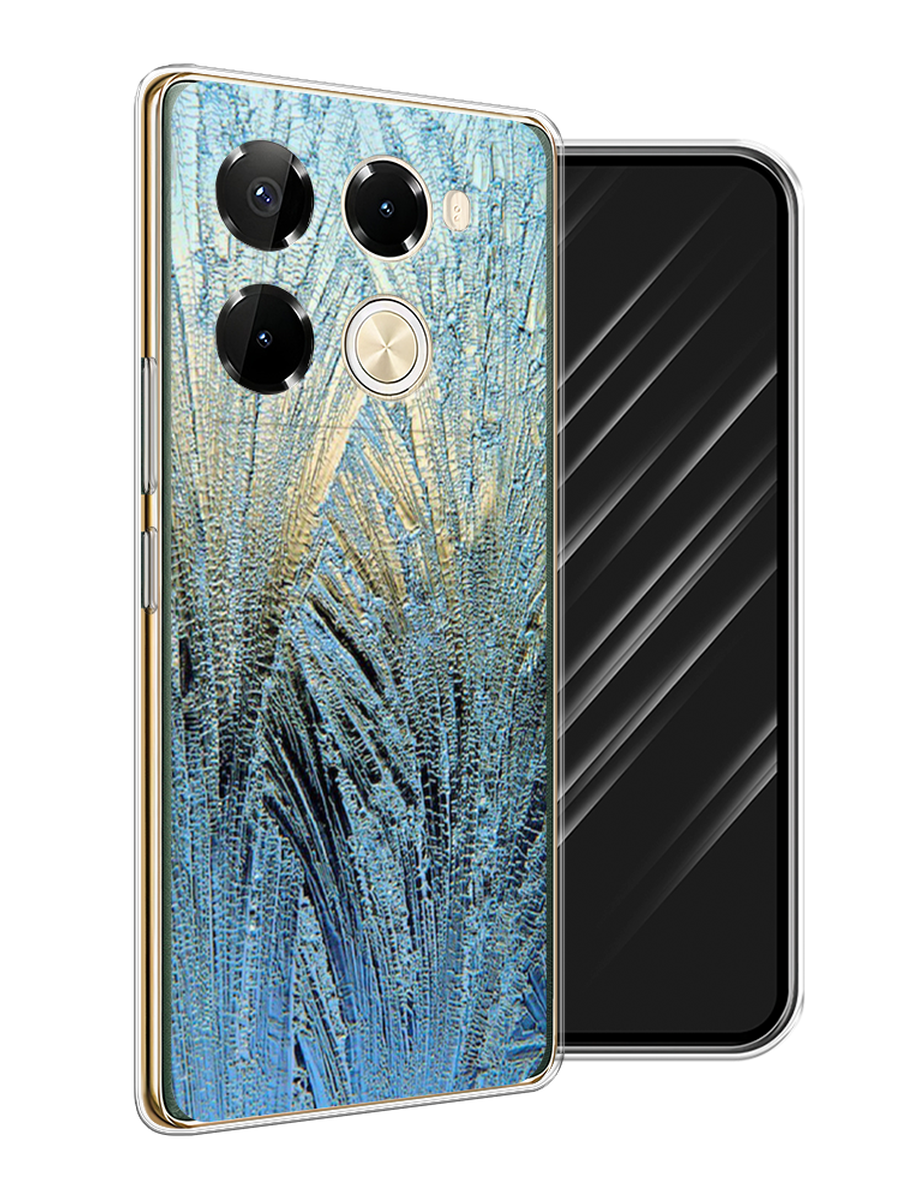 

Чехол Awog на Infinix Note 40 Pro 5G/Note 40 Pro Plus "Лёд", Голубой, 3105950-1