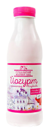 

Бзмж йогурт клубн.2,5% 480гр.пэт суздальский мз