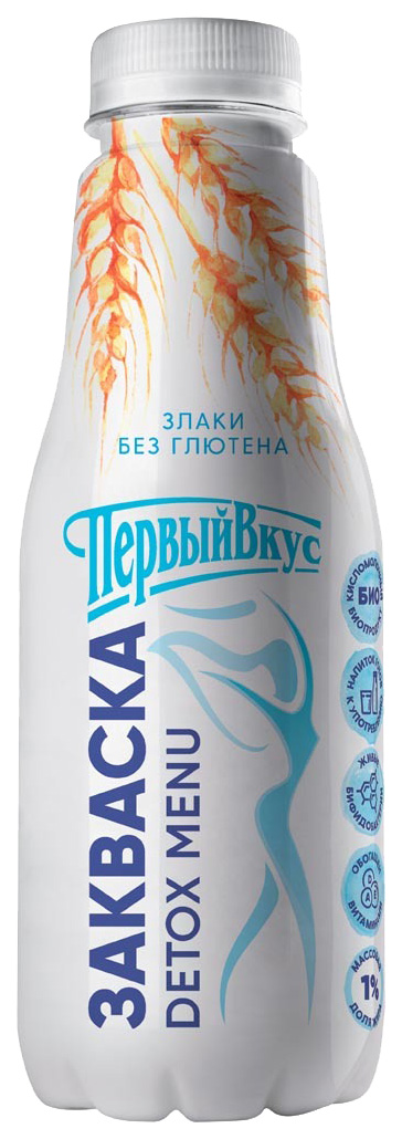 

Закваска Первый вкус злаки 1% БЗМЖ 430 мл