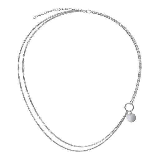 Ожерелье из серебра 38 см Красцветмет NH-22-1746JU-3-0-90