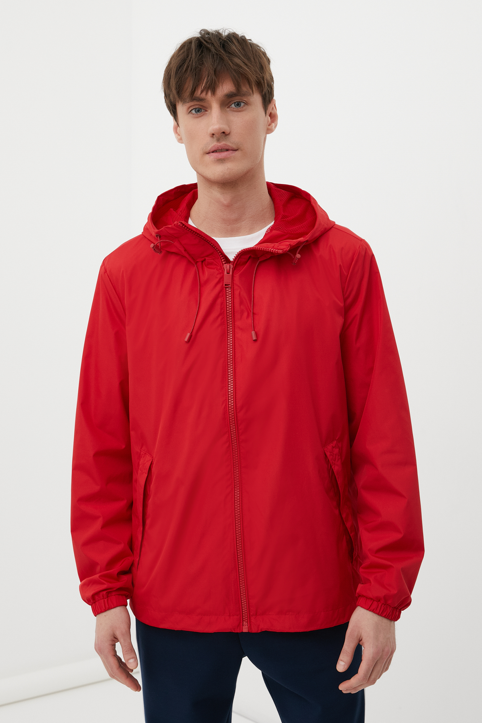 

Ветровка мужская Finn Flare BAS-20043 красная 3XL, BAS-20043