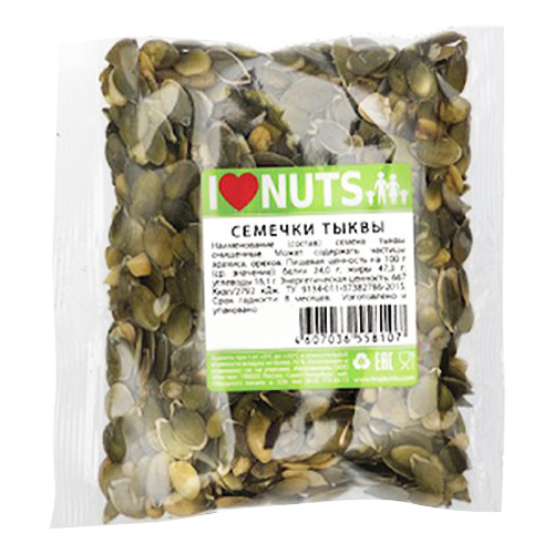 

Семечки тыквенные Inuts очищенные 125 г