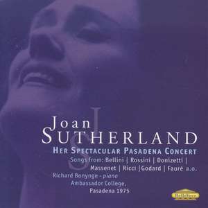 Sutherland, Joan - Pasadena Concert