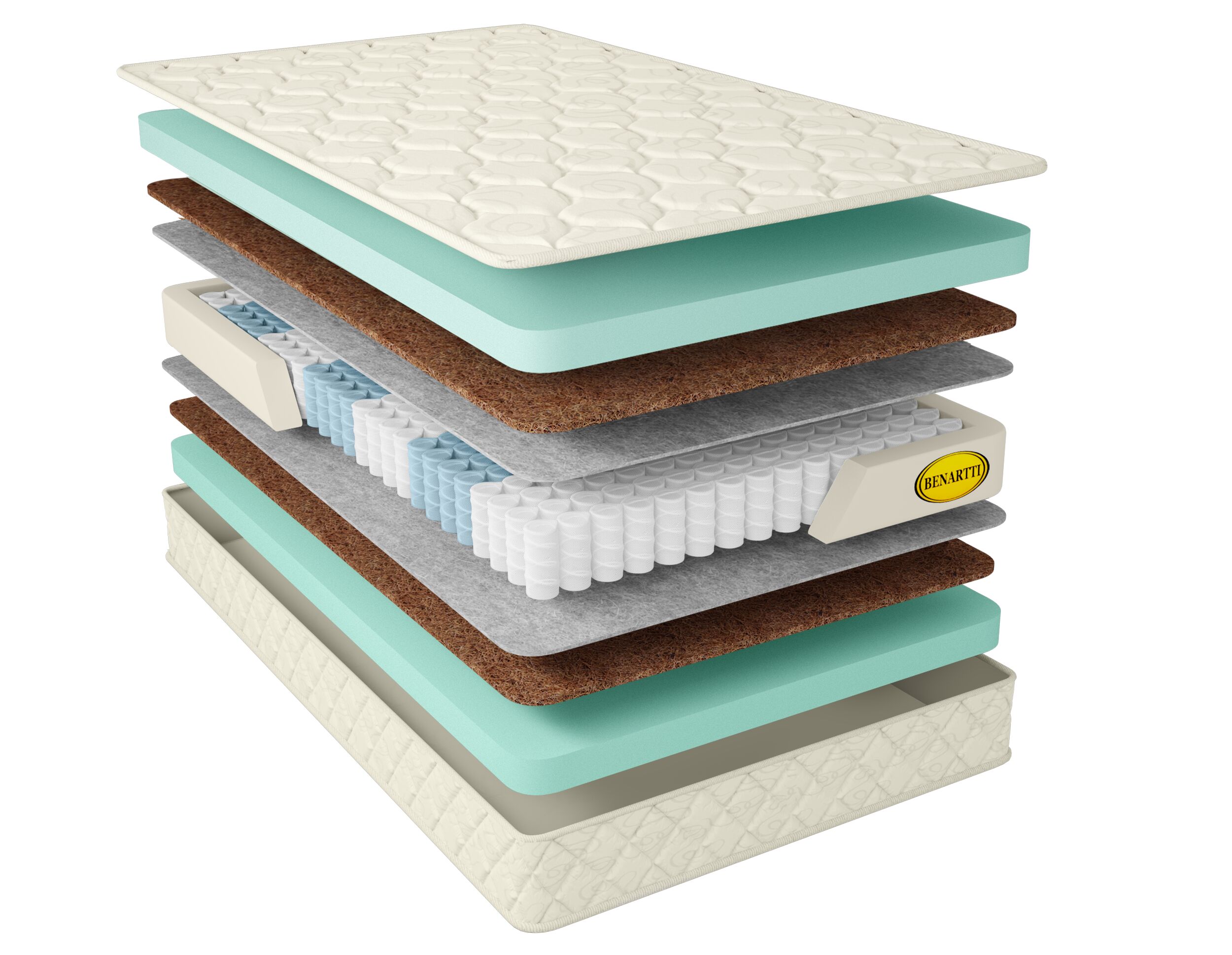 

Матрас Benartti Classic Mega Hard TFK 120х185, Белый, Classic Mega Hard TFK