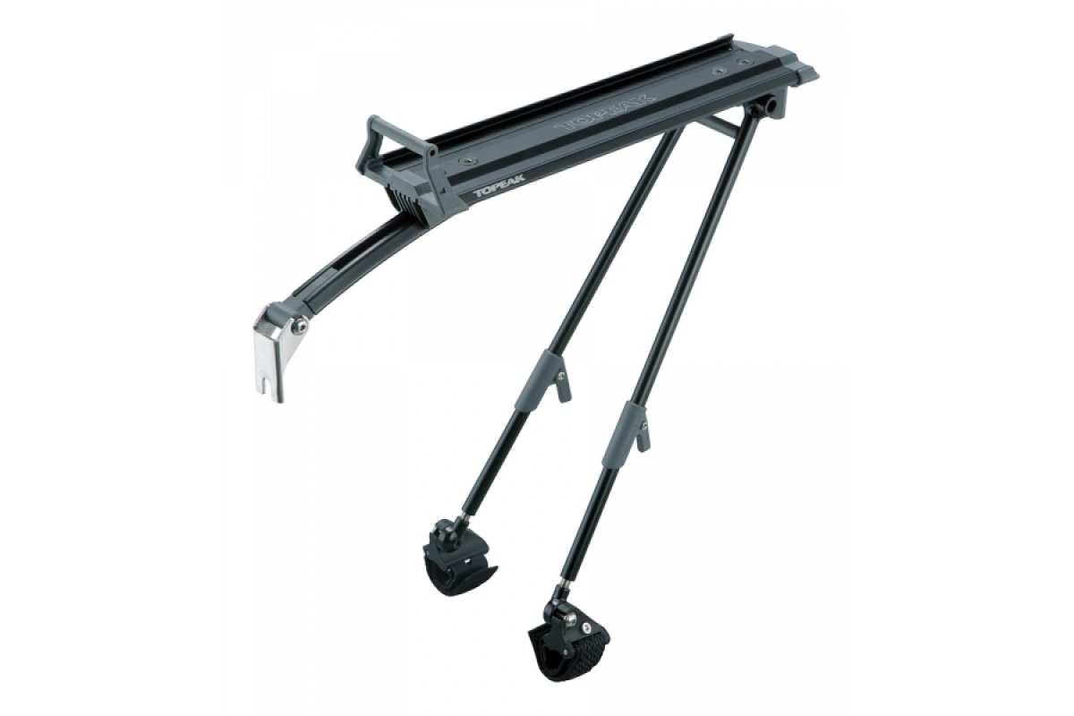 фото Багажник topeak roadie rack with rx quick track plate со стойками на клипсах