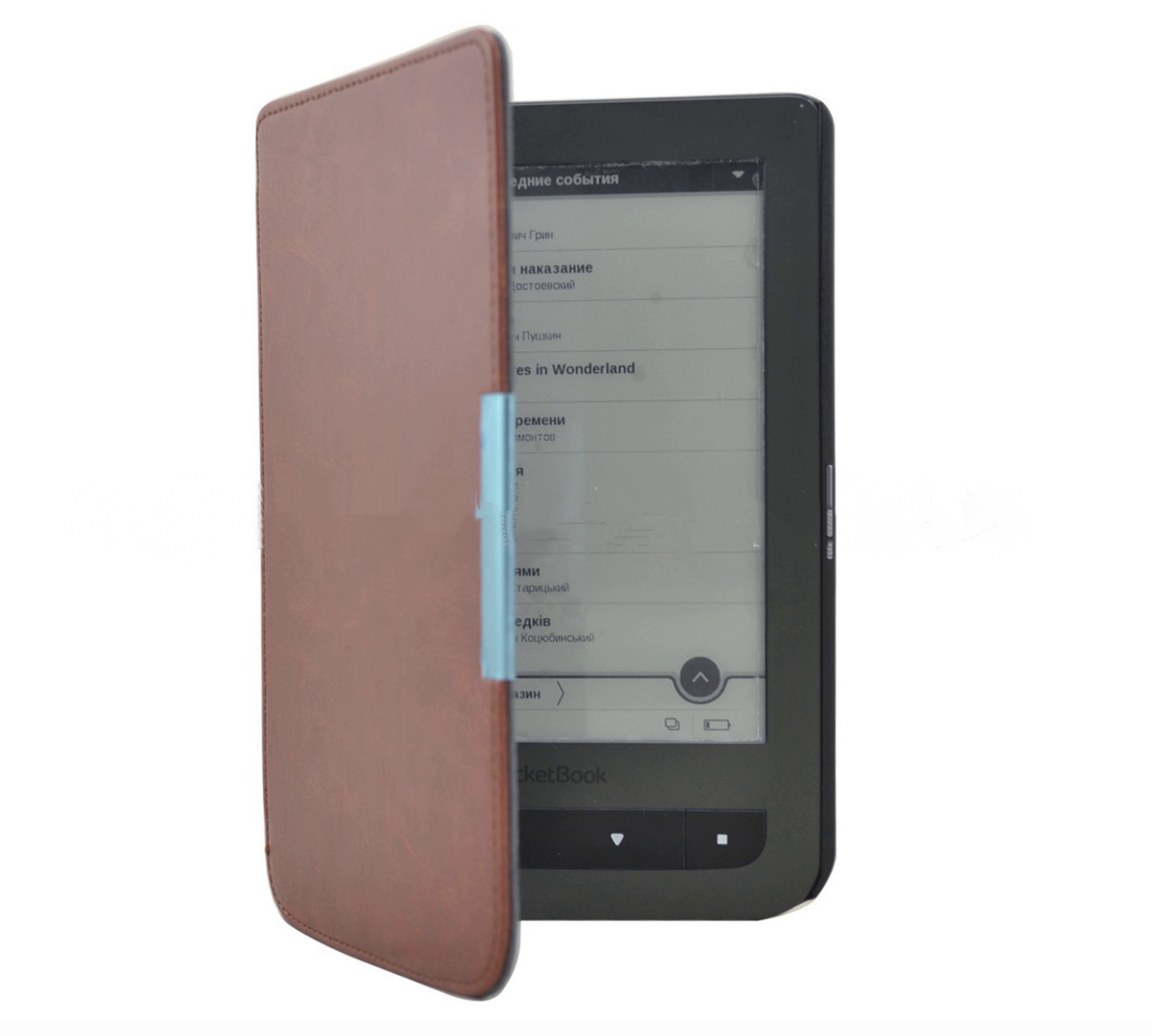 Чехол MyPads для PocketBook 624 Basic Touch/PocketBook 614 Basic 2/615 коричневый