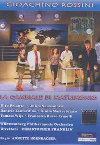 

ROSSINI - La Cambiale Di Matrimonio / Vito Priante, Julija Samsonova, Daniele Zanfardino,, 1 DVD