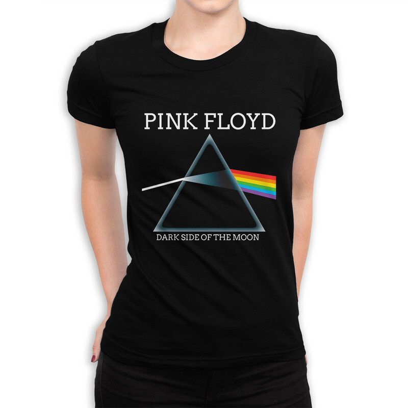 

Футболка женская Dream Shirts Pink Floyd - The Dark Side of the Moon 445818111 черная L, Черный, Pink Floyd - The Dark Side of the Moon 445818111