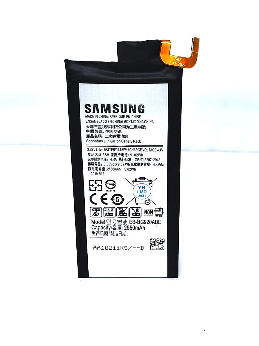 

Аккумулятор для телефона / EB-BG920ABE S6 SM-G920, S6 Duos SM-G920FD мАч 2550