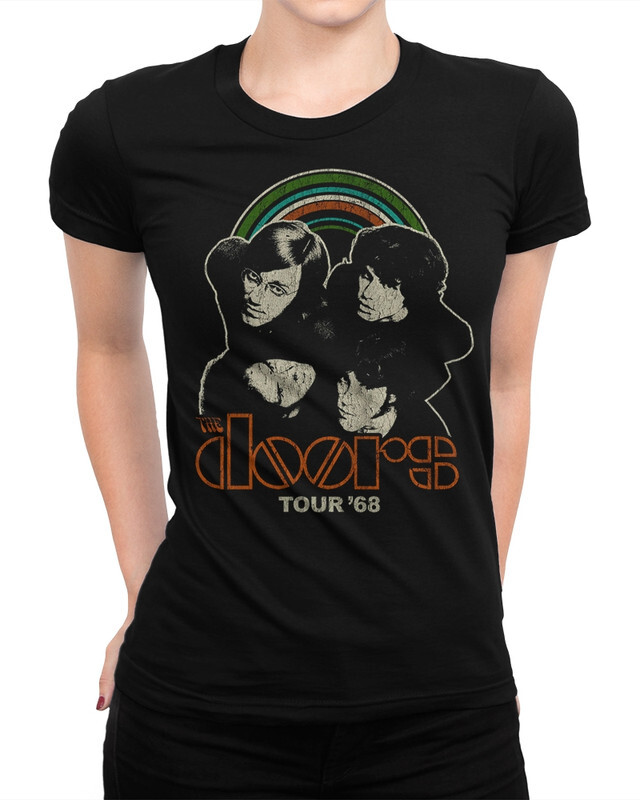 фото Футболка женская dream shirts the doors 445821111 черная 2xl