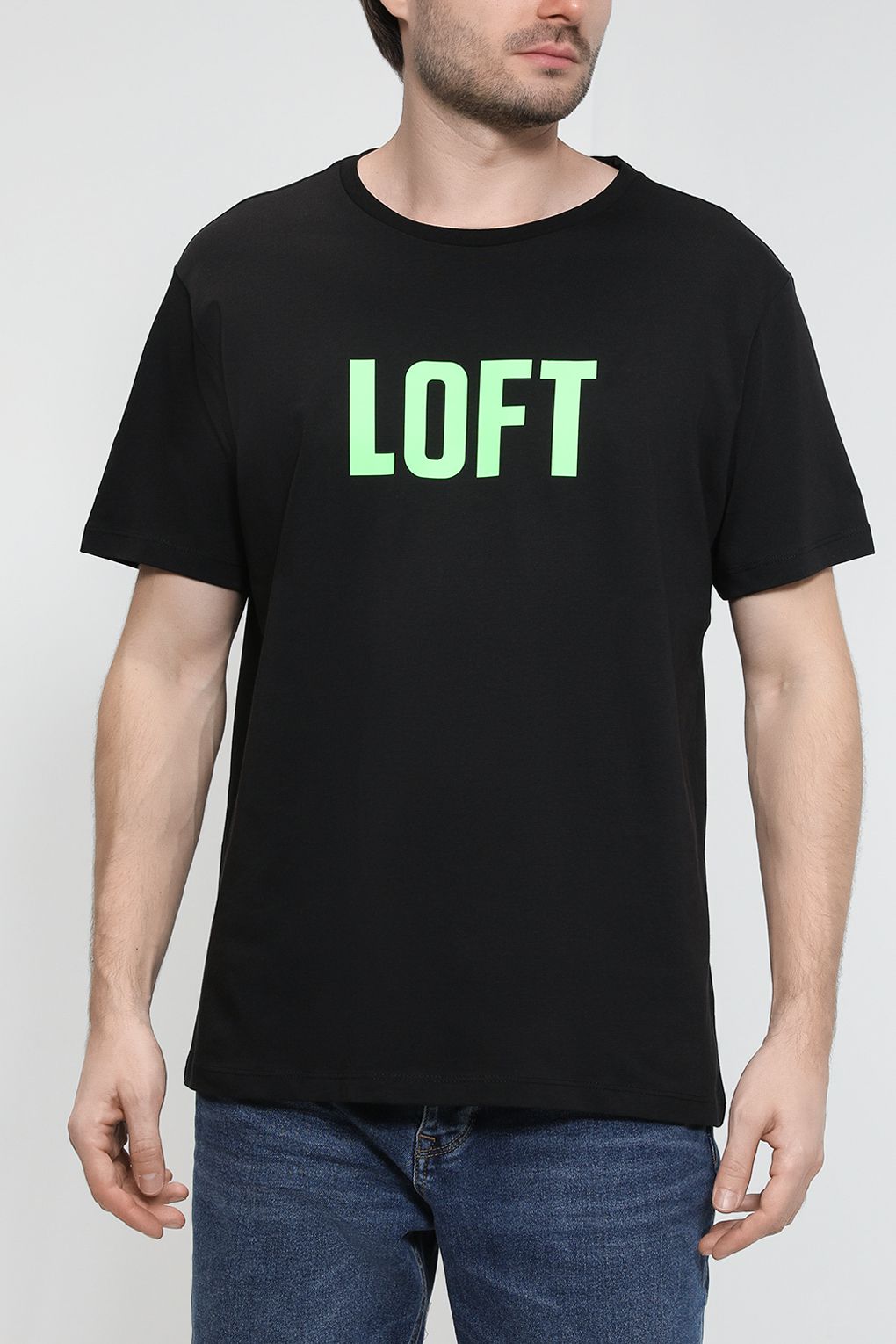 

Футболка мужская Loft LF2030988 черная S, Черный, LF2030988