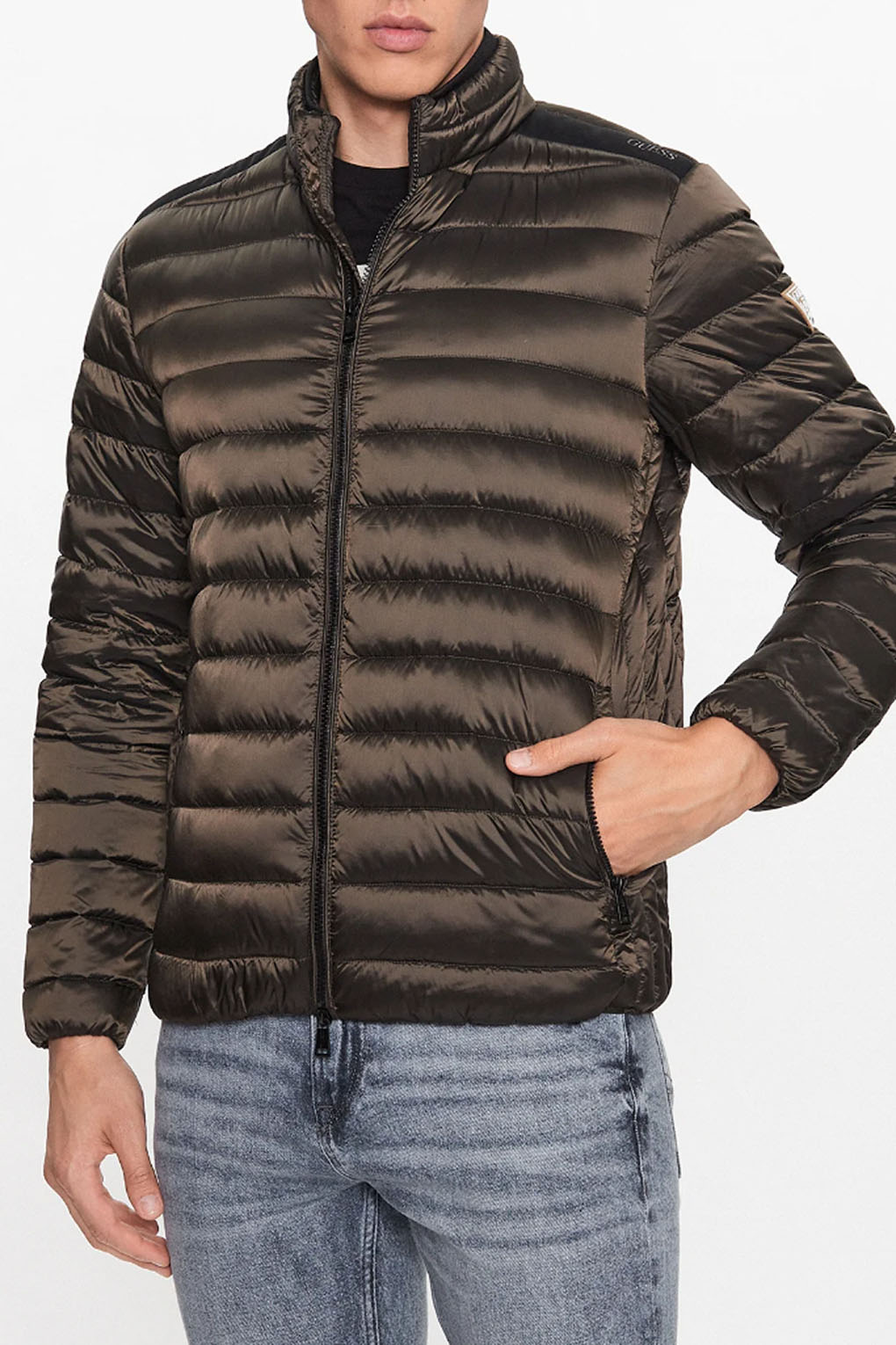 

Куртка мужская Guess M1RL47 WDQ50 коричневая M, Коричневый, M1RL47 WDQ50