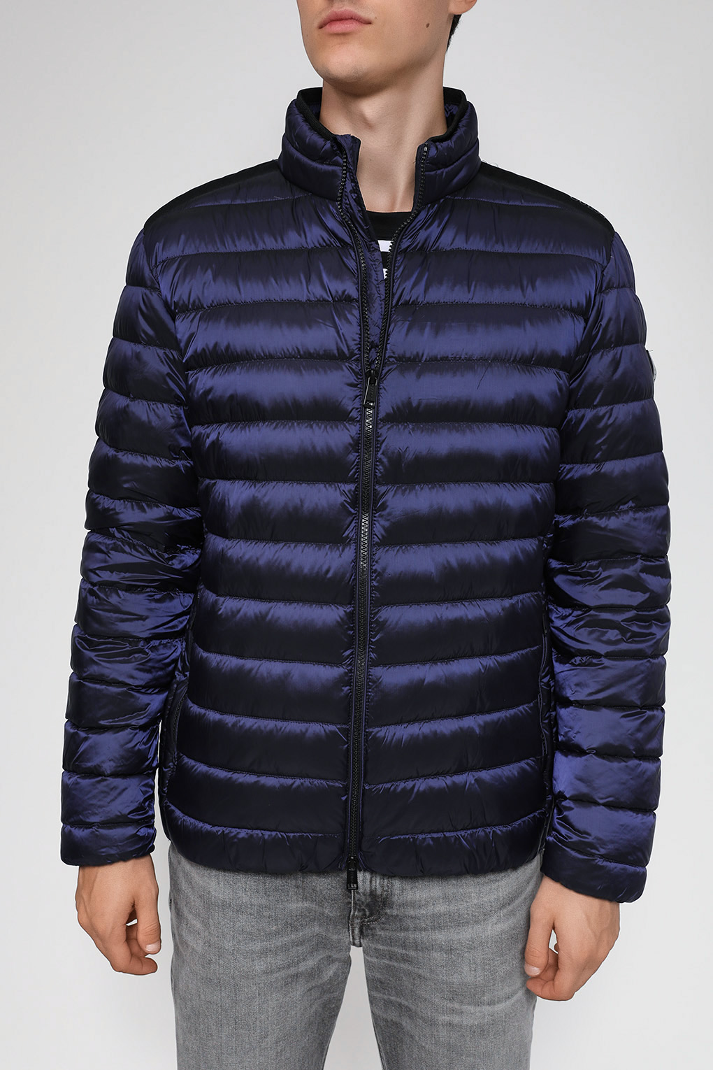 

Куртка мужская Guess M1RL47 WDQ50 синяя XL, Синий, M1RL47 WDQ50