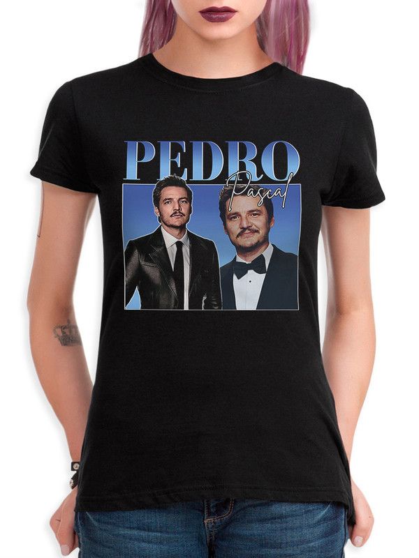 

Футболка женская DreamShirts Studio Педро Паскаль PED-85111-1 черная L, Черный, Педро Паскаль PED-85111-1