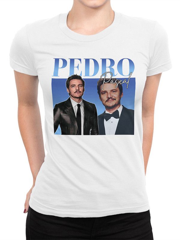 

Футболка женская DreamShirts Studio Педро Паскаль PED-85111-1 белая M, Белый, Педро Паскаль PED-85111-1