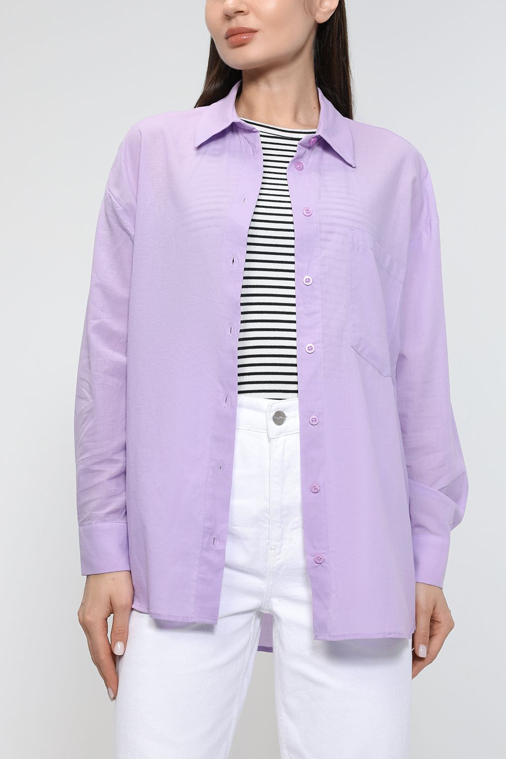 Блуза женская Loft LF2031168 фиолетовая XS