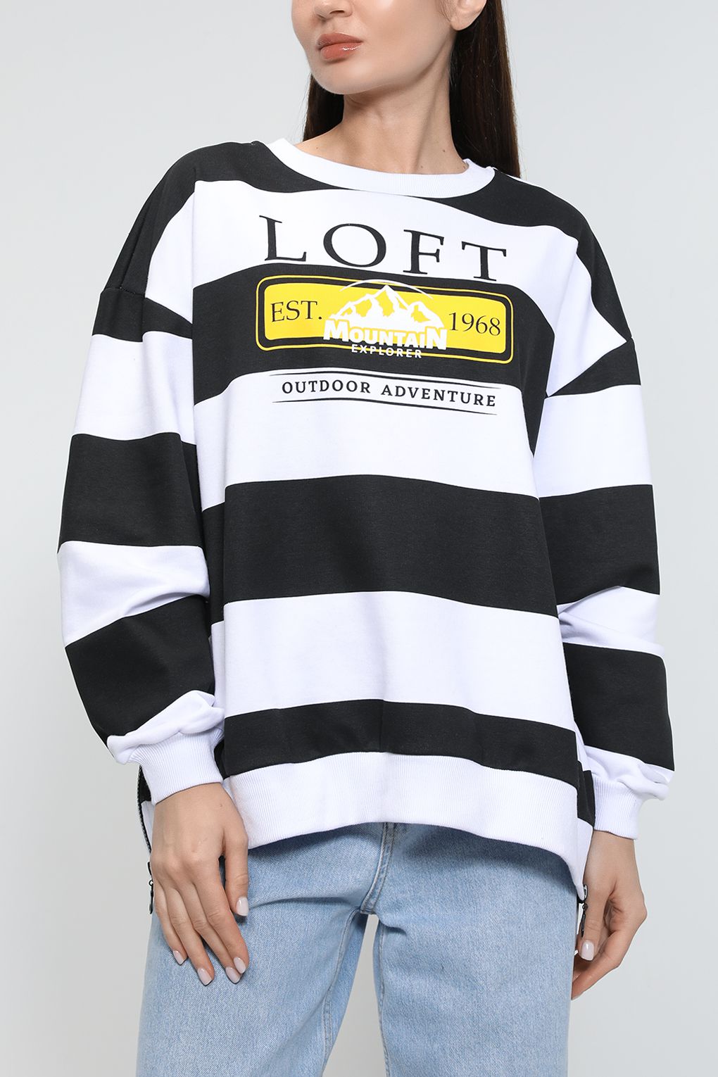 

Свитшот женский Loft LF2031584 черный S, LF2031584