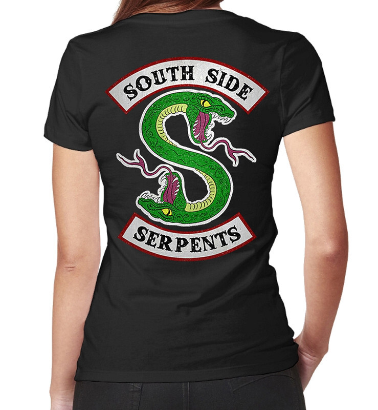 фото Футболка женская dream shirts riverdale - south side serpents 445830111 черная 2xl