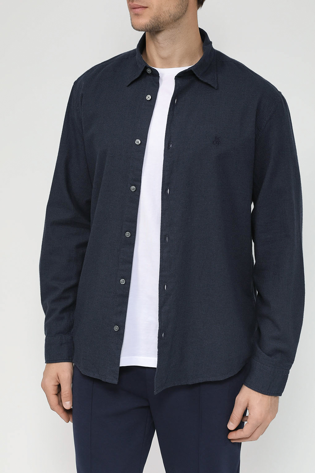 

Рубашка мужская Marc O'Polo M29732242118 черная 2XL, Черный, M29732242118