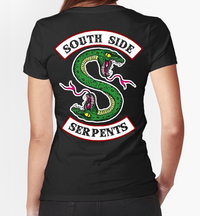 фото Футболка женская dream shirts ривердэйл - south side serpents 445831111 черная 3xl