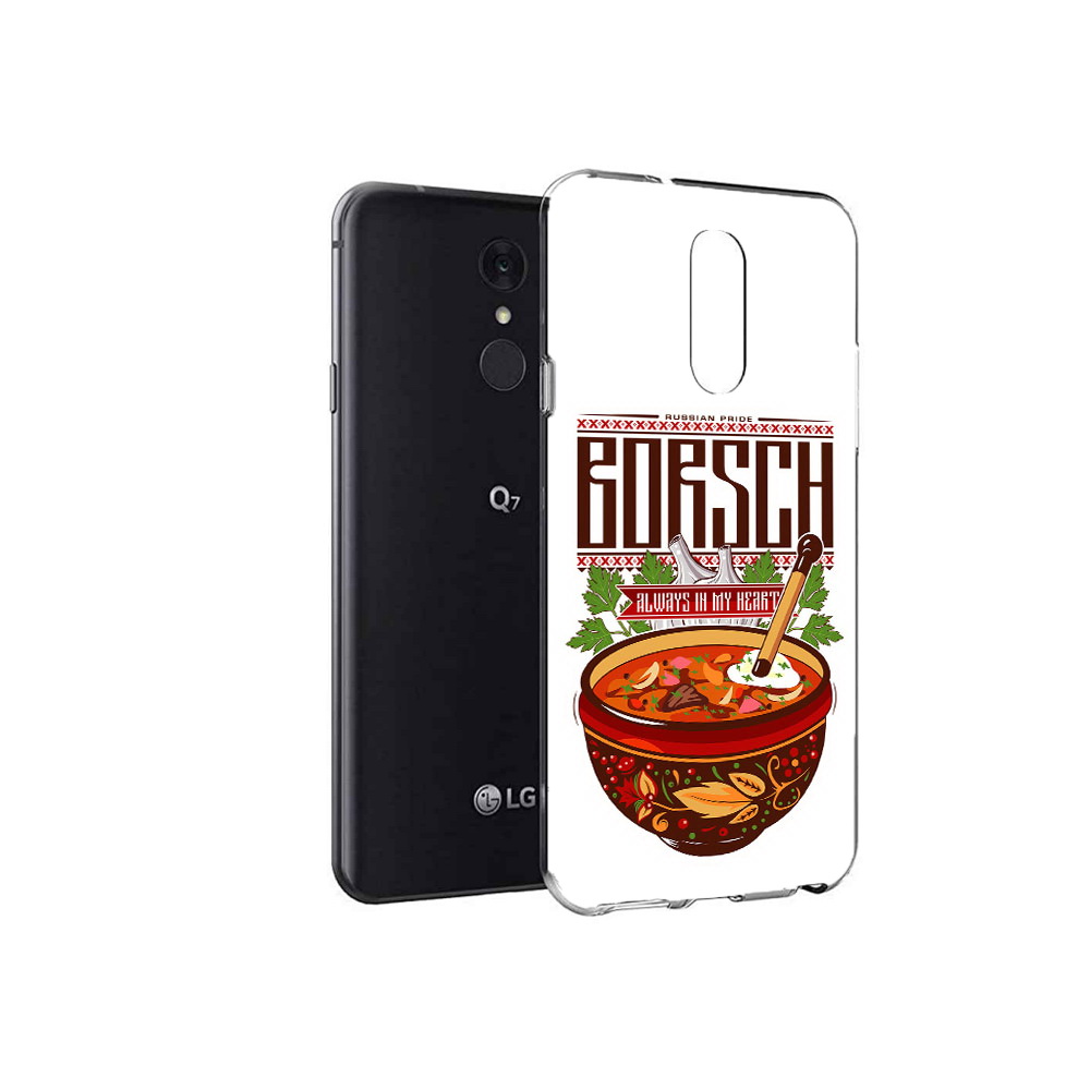 

Чехол MyPads Tocco для LG Q7 русский борщ (PT113427.75.589), Tocco